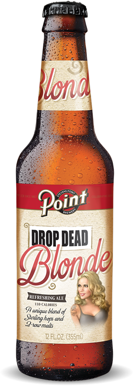 Point Brewing Beer Advertising Poster Drop Dead Blonde 17 x 11 
