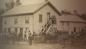 Original Stevens Point Brewery in 1857
