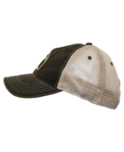 Black Patch Trucker Hat | Side