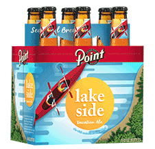 Lake Side Vacation Ale | Left Angled 6 Pack