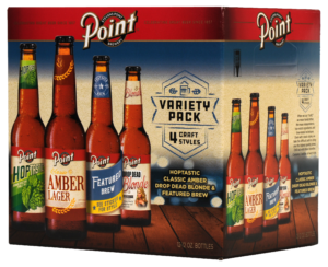 Point Beer Variety 12 Pack Bottles | Left View