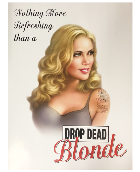 Product Image - Drop Dead Blonde Poster