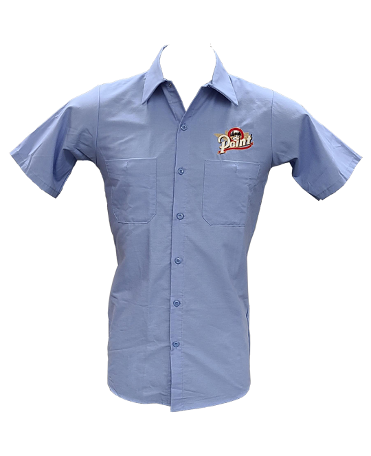 Light Blue Point Work Shirt Featured Product Image