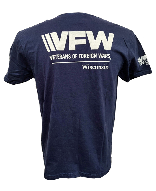 VFW Tee Navy Featured Product Image