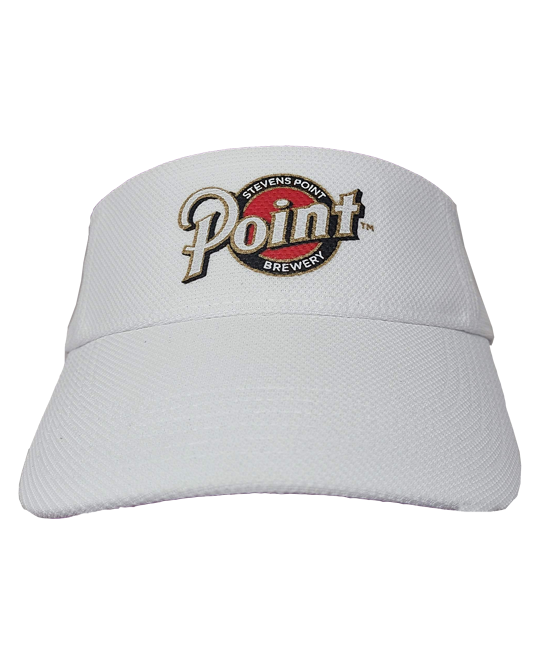 Point White Visor Featured Product Image