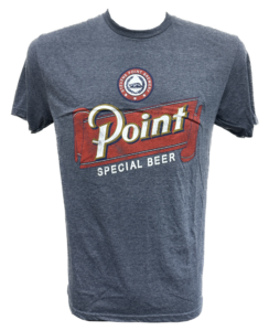Point Beer Tee Navy | Front