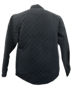 Black Quilted Jacket | Back