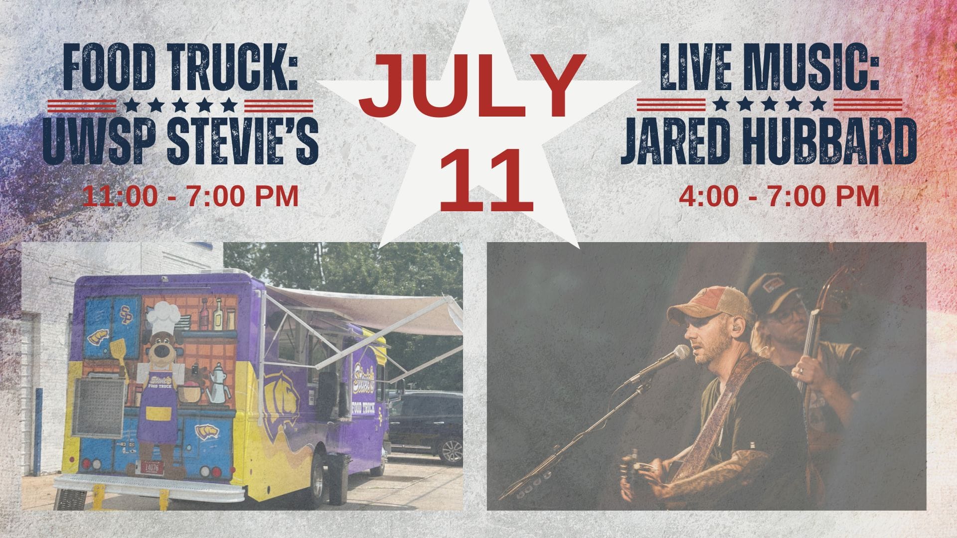 Food truck and live music event on July 11.