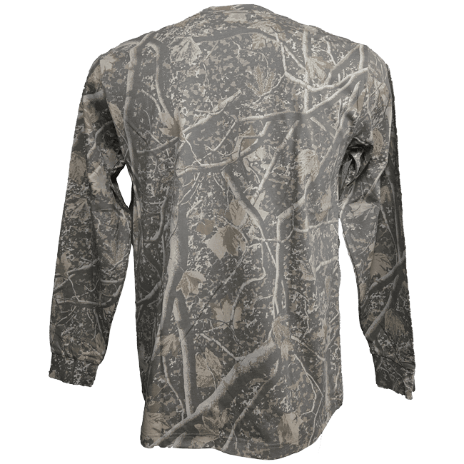 Camouflage long sleeve.