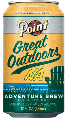 Point Great Outdoors non-alcoholic beer can