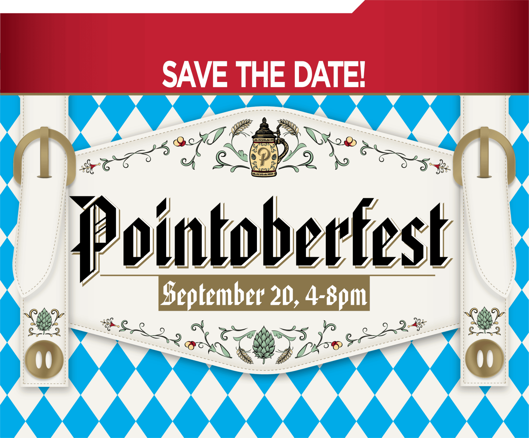 Pointoberfest event, September 20, 4-8pm announcement.