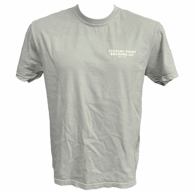 Gray Stevens Point Brewing Co. t-shirt