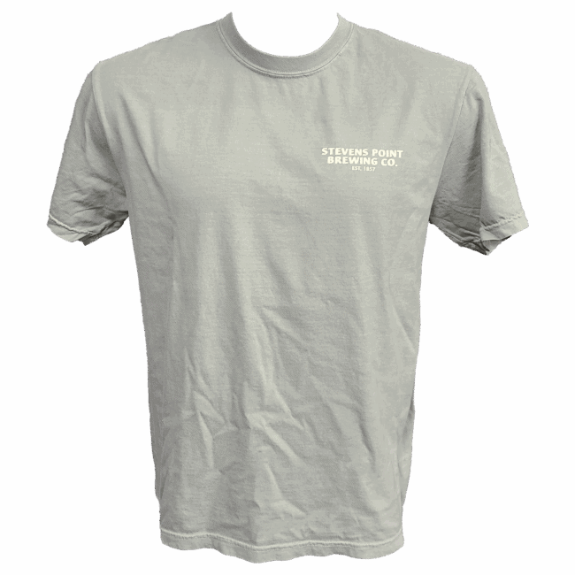 Gray Stevens Point Brewing Co. t-shirt