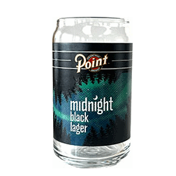 Midnight Black Lager beer can