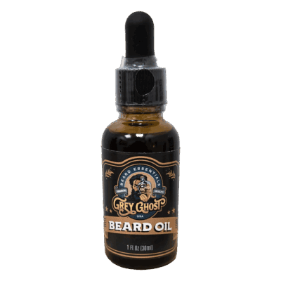 Grey Ghost beard oil bottle, 30ml