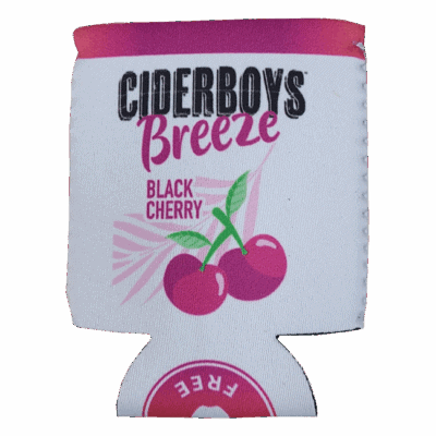 CiderBoys Breeze Black Cherry drink koozie