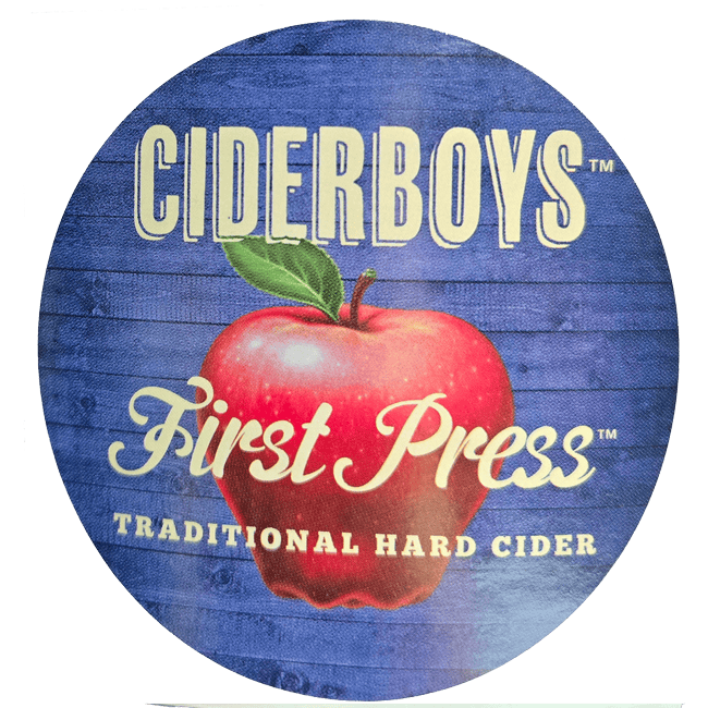 Ciderboys First Press Blue Sticker