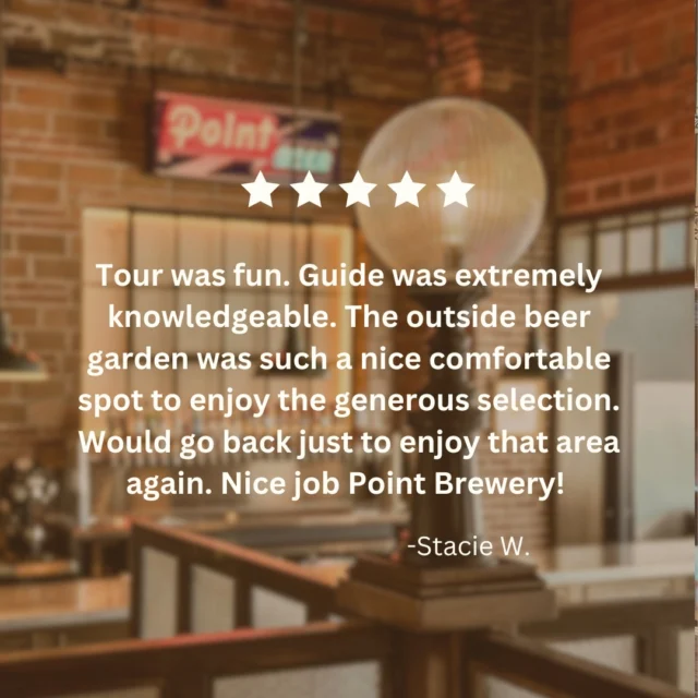You heard it from Stacie folks! Summer is coming come hang out with us in our beer garden! Play some games, enjoy the fire pits, enjoy some beer!