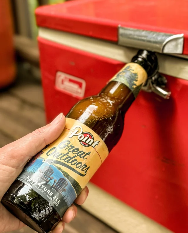 Kick off your camping trip right - crack a cold one open!