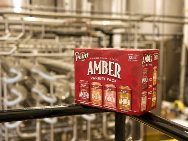 Your new favorite variety pack is here! The Amber original, Amber Blood Orange, Amber Peaches and Creme, and Amber Churro! 
Check our locator to find it near you! Not seeing it near you? The best way to get a more flavors is to request them from the manager at your local liquor or grocery store. They can inquire about getting them through their existing distributors! Cheers!

#amber #stevenspoint #wisconsin