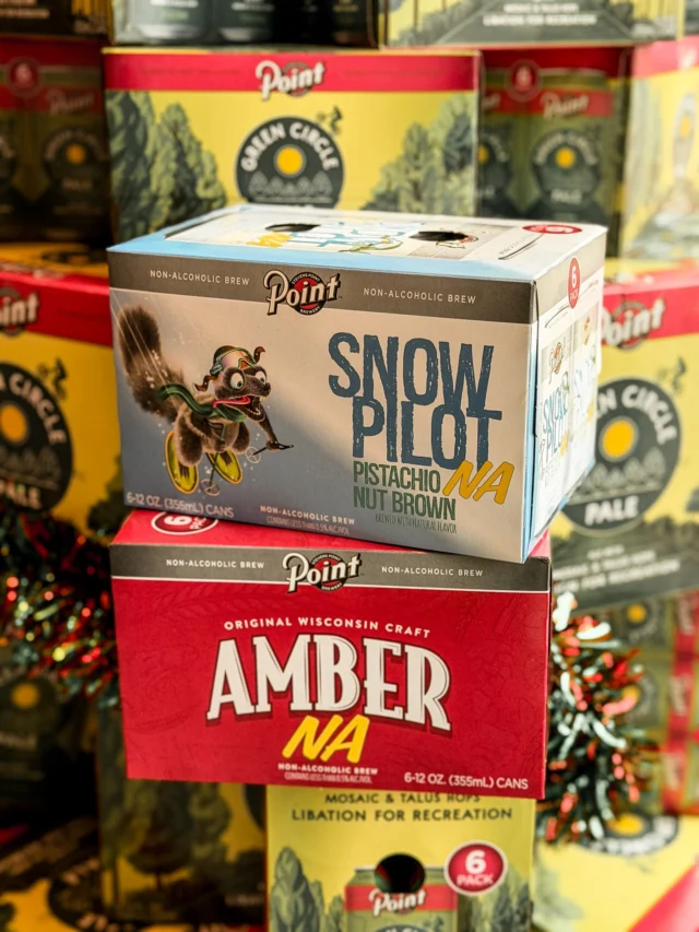 We are so happy to share our first N/A treats! Amber and SnowPilot are out!

#NAbeer #centralwisconsin #wisconsinbeer