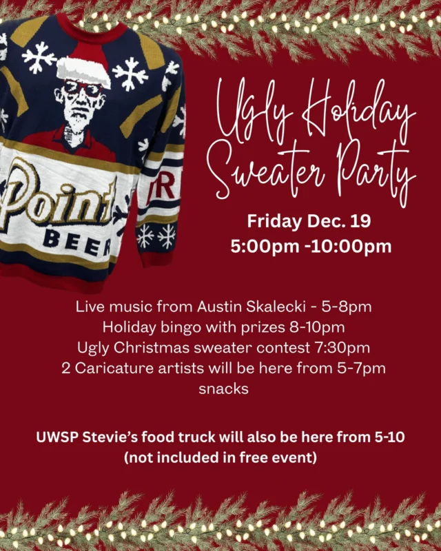 See you December 19th!
#centralwisconsin #stevenspoint #wisconsin