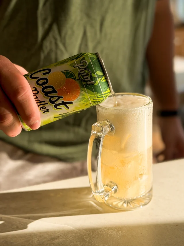 Smooth sipper - Coast Radler! Crisp beer for this hot summer weather!