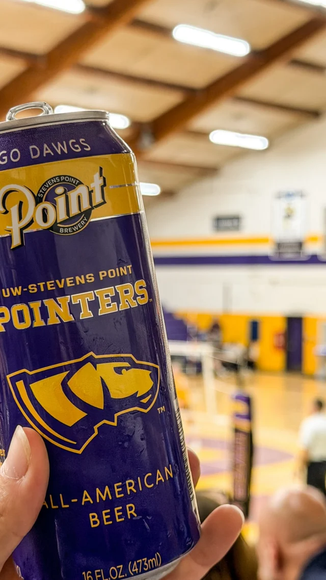 Enjoy a Pointers All-American at your next UWSP game! Find it the next volleyball game Saturday and other sporting events at UWSP! Go Pointers!