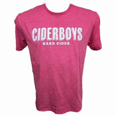 Ciderboys hard cider red t-shirt